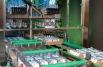 CONVEYOR FOR SMALL BOTTLES IN  "PICK & PLACE " PACKAGING LINE